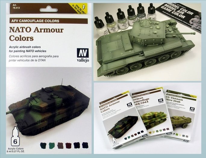 AFV NATO Armour Colors Modelbouwdekombuis