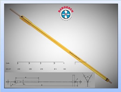 240 mm - M4 -  8mm As