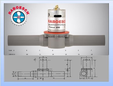 Boegschroef 16x19x154 mm.