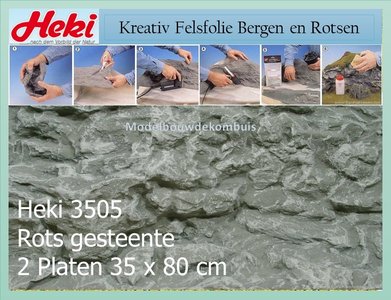 Rotsen 35x80 cm.