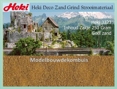 Geel zand 250 gram.