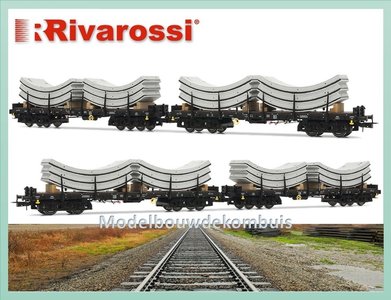 DB, 2-unit set flat wagons