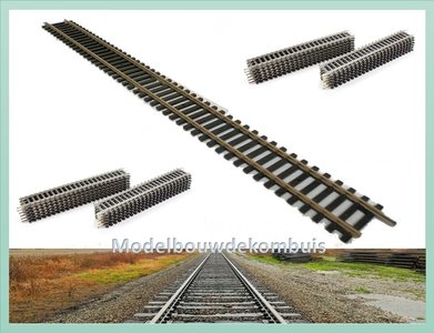 Rechte Rails 670 mm.