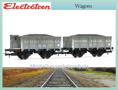 Set with two wagons