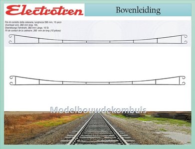 Bovenleiding 270 mm.