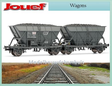 EF60 2 hopper wagons set.