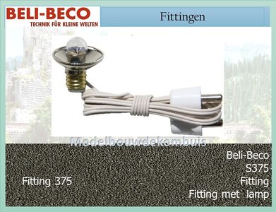 Lamp en fitting 3,5 V.