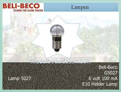 Lampje 6 volt 100 mA. Helder