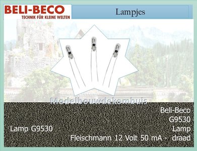 Lampje 12 volt 50mA. Fleischmann