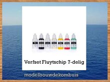 Verfset Fluytschip 7-Delig