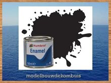 Humbrol Black Gloss 50 ml.