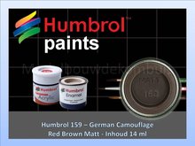 No. 160 German Cam. Red Brown Matt 14 ml.