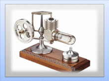 Stirlingmotor-Aluminium