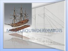 H.M.S Fly Tekening+Bouwbeschrijving