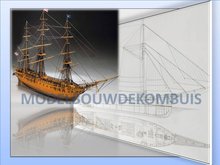 USS Constitution Tekening+Bouwbeschrijving