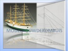 Gorch Fock Tekening+Bouwbeschrijving