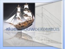 H.M.S. Bounty Tekening+Bouwbeschrijving